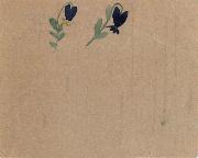 Paul Klee Two Blue Flowers oil